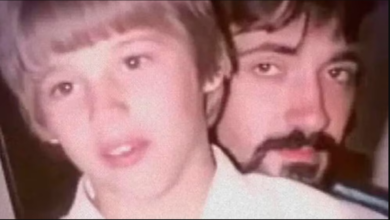 Jody Plauché junto a su padre Gary en una foto familiar